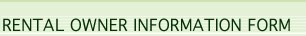 Rental  Owner Information Form